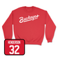 Red Football Script Crew 10 Youth Small / TreVeyon Henderson | #32