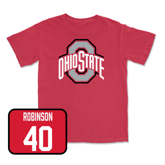 Red Women's Lacrosse Team Tee 4 Youth Small / Whitney Robinson | #40