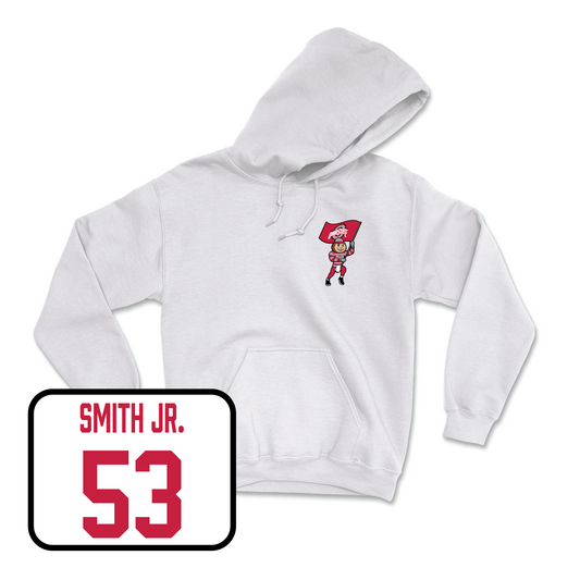 White Football Brutus Hoodie 10 Youth Small / Will Smith Jr. | #53