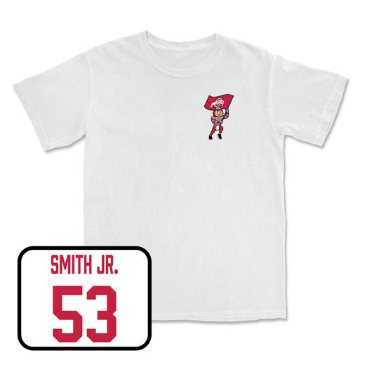White Football Brutus Comfort Colors Tee 10 Youth Small / Will Smith Jr. | #53