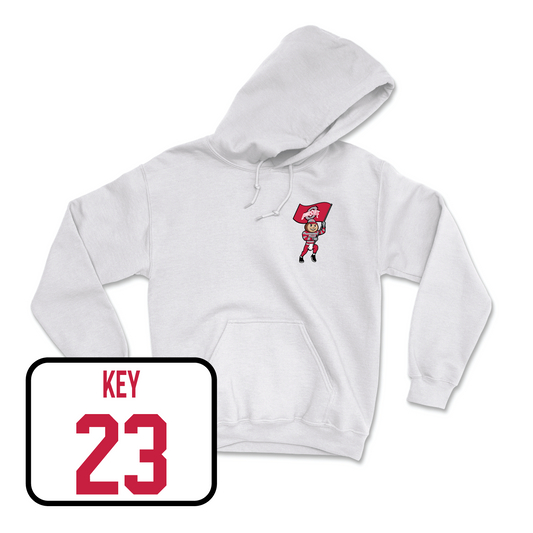 White Men's Basketball Brutus Hoodie 2 Youth Small / Zed Key | #23