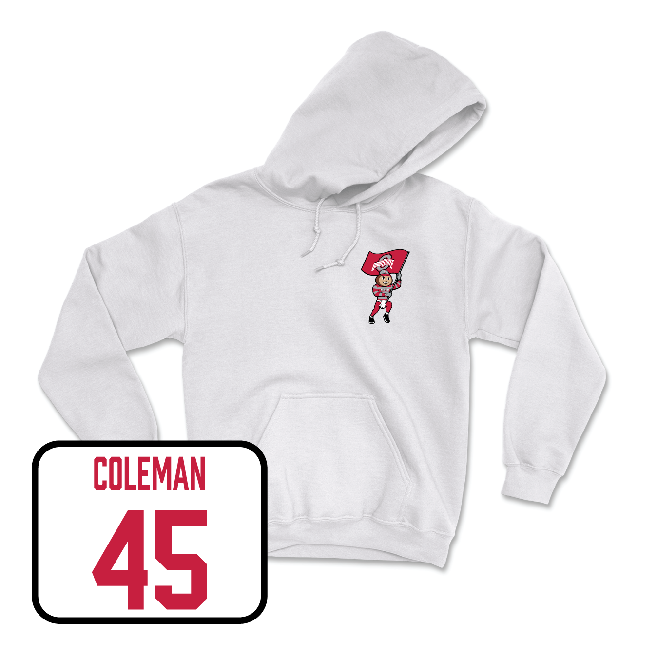 White Women's Lacrosse Brutus Hoodie 4 Youth Small / Zoe Coleman | #45