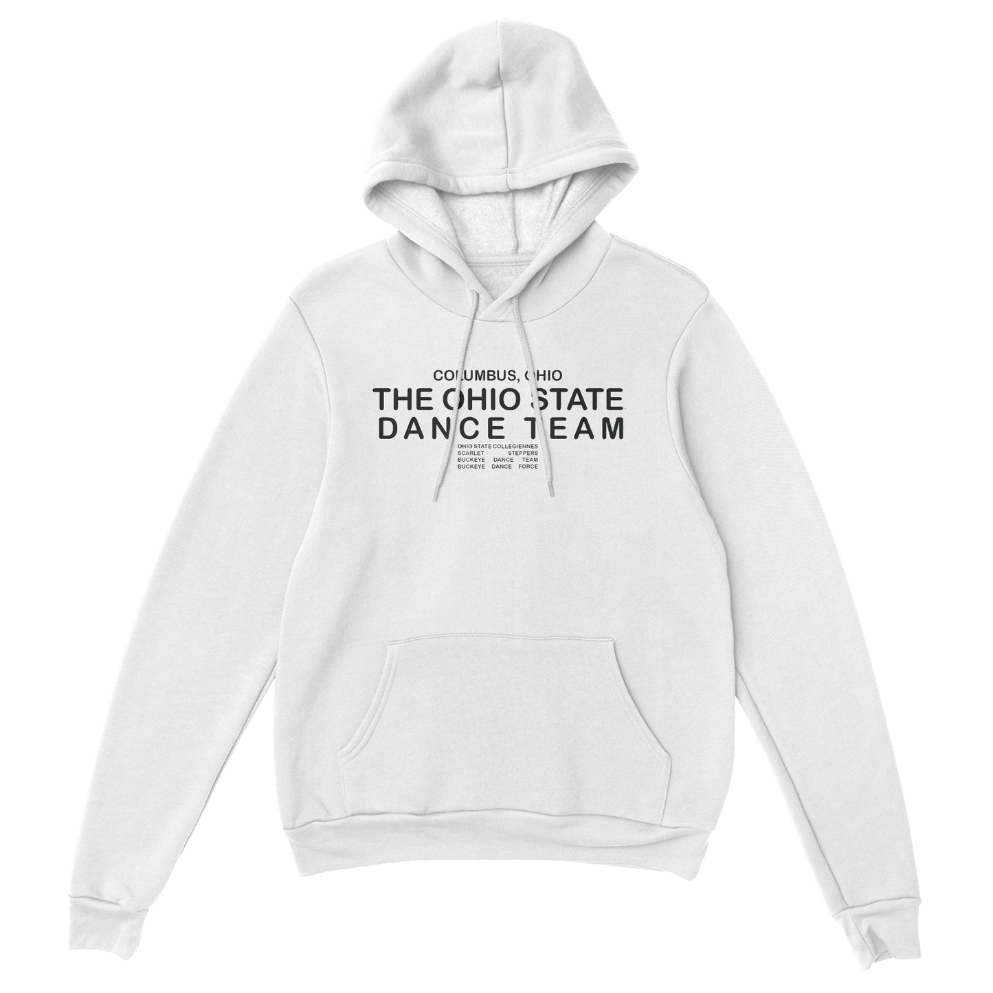 LIMITED RELEASE: The Ohio State Dance Team Hoodie in White