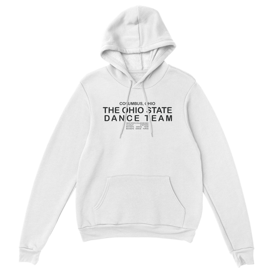 LIMITED RELEASE: The Ohio State Dance Team Hoodie in White