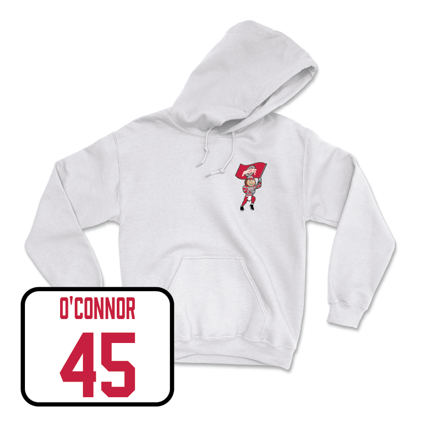 Men's Lacrosse White Brutus Hoodie  - Corey O’Connor