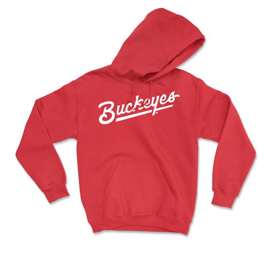 Red Wrestling Script Hoodie - Isaac Wilcox