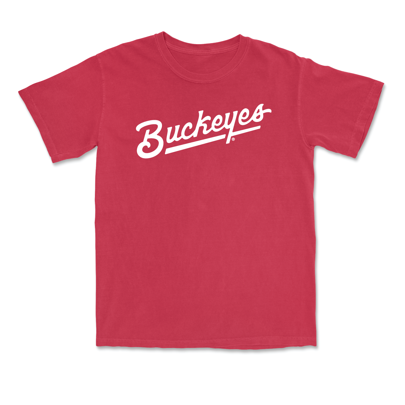 Red Football Script Tee - Colin Kaufmann