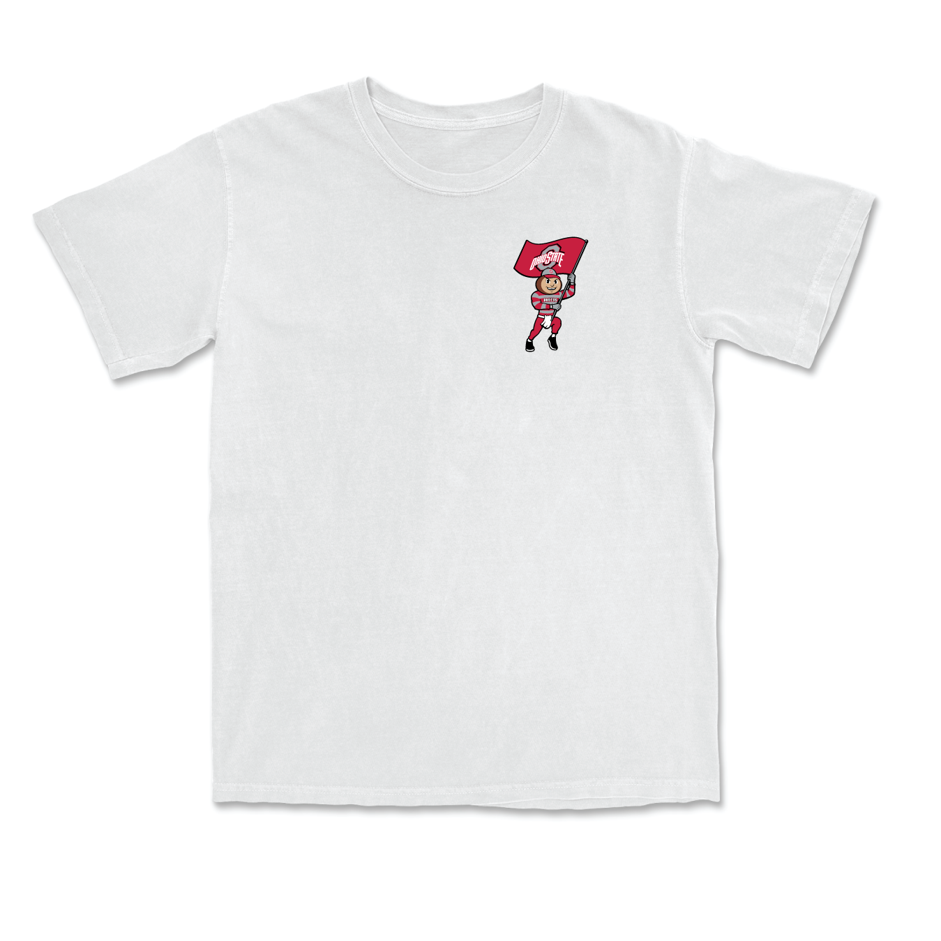 Football White Brutus Comfort Colors Tee - Austin Siereveld