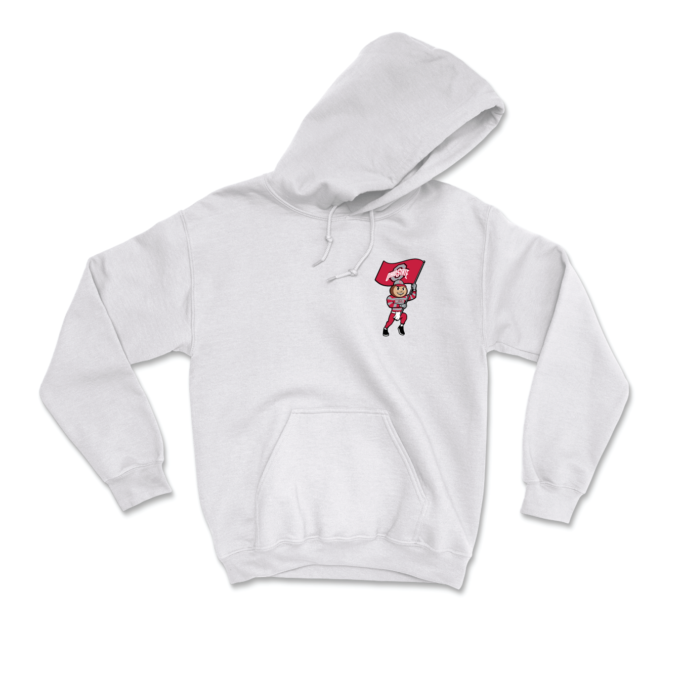 Men's Lacrosse White Brutus Hoodie - Taji Flynn