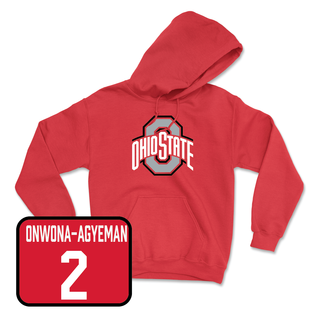 Red Men's Soccer Team Hoodie - Dyland Onwona-Agyeman