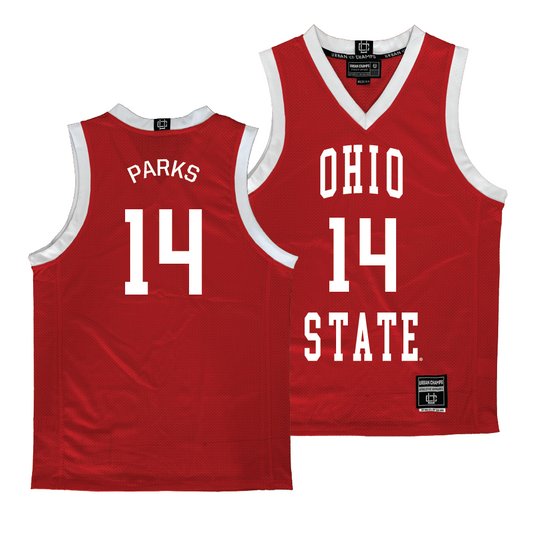 Ohio State Women's Red Basketball Jersey - Taiyier Parks