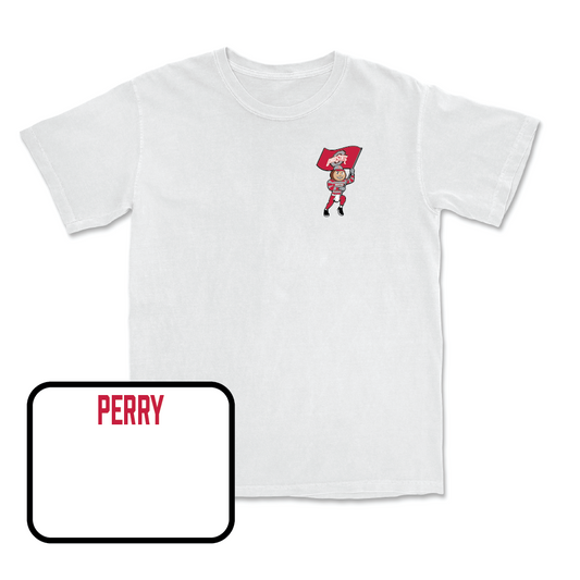 Women's Tennis White Brutus Comfort Colors Tee - Luciana Perry
