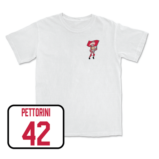 Baseball White Brutus Comfort Colors Tee  - Tyler Pettorini