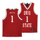 Ohio State Women's Red Basketball Jersey  - Ajae Petty