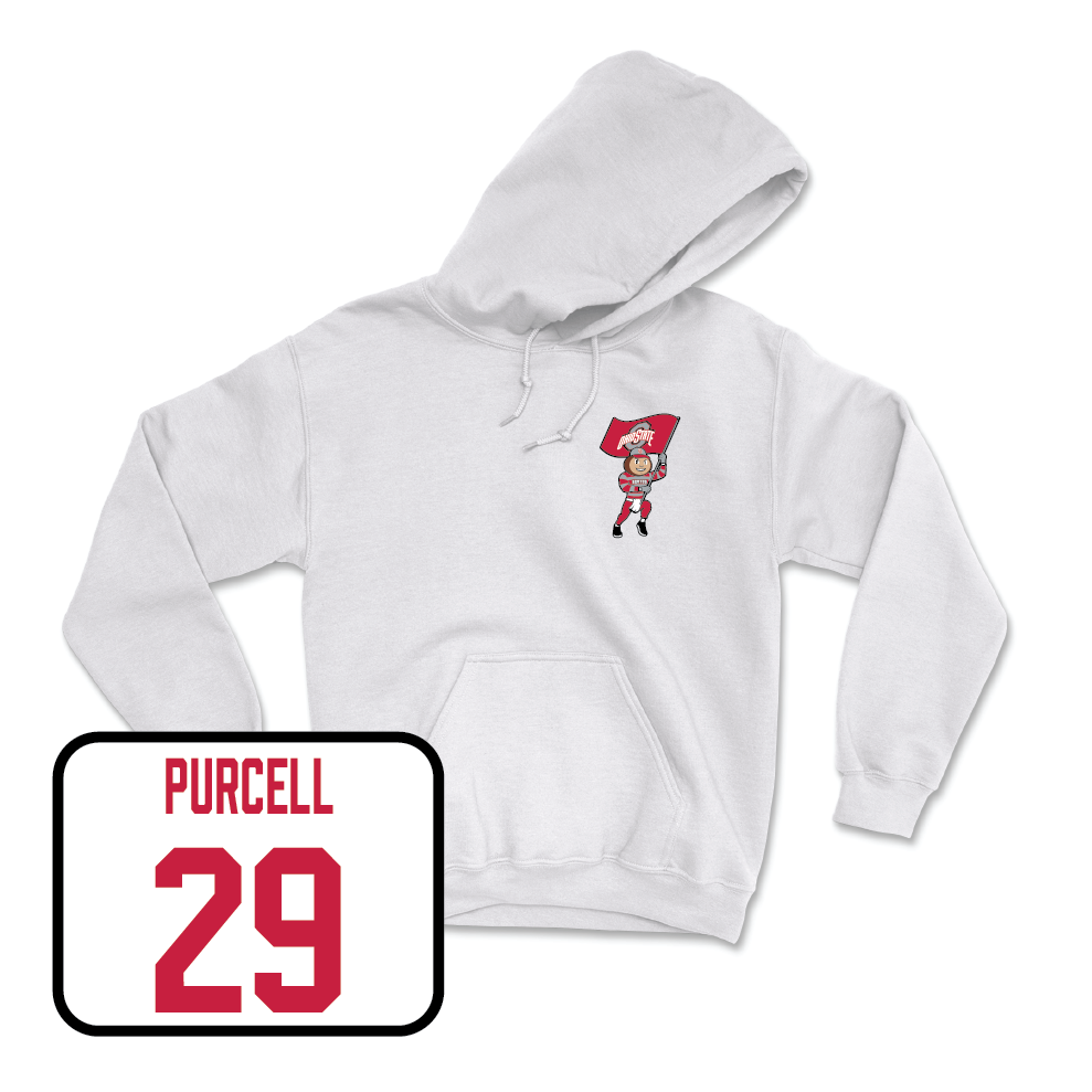 Baseball White Brutus Hoodie - Colin Purcell