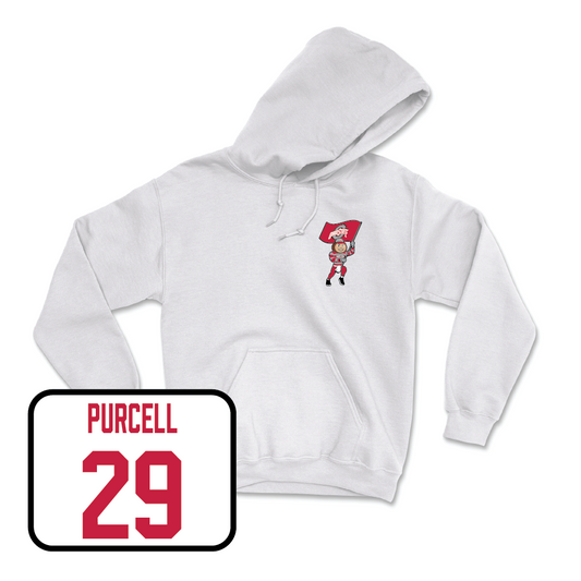 Baseball White Brutus Hoodie - Colin Purcell
