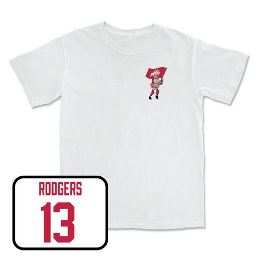 Football White Brutus Comfort Colors Tee  - Bryson Rodgers