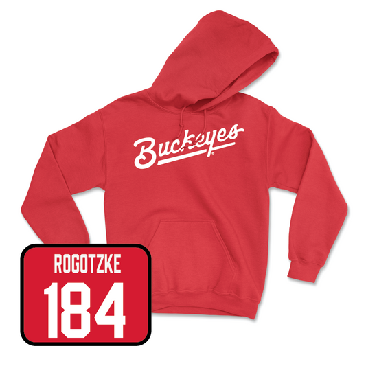 Red Wrestling Script Hoodie - Ryder Rogotzke