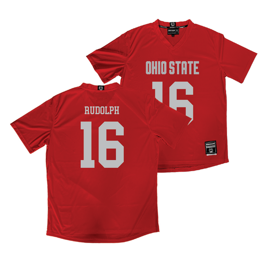 Ohio State Women's Lacrosse Red Jersey - Audrey Rudolph | #16