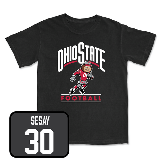 Black Football Gridiron Tee   - Rashid Sesay