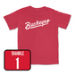 Red Women's Volleyball Script Tee  - Ava Shankle