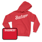 Red Track & Field Script Hoodie  - Liam Shaughnessy