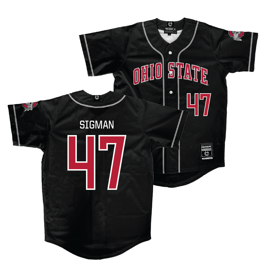 Ohio State Baseball Black Jersey - Zak Sigman | #47
