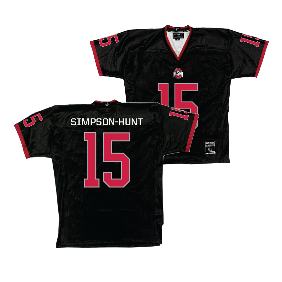 Ohio State Football Black Jersey - Calvin Simpson-Hunt