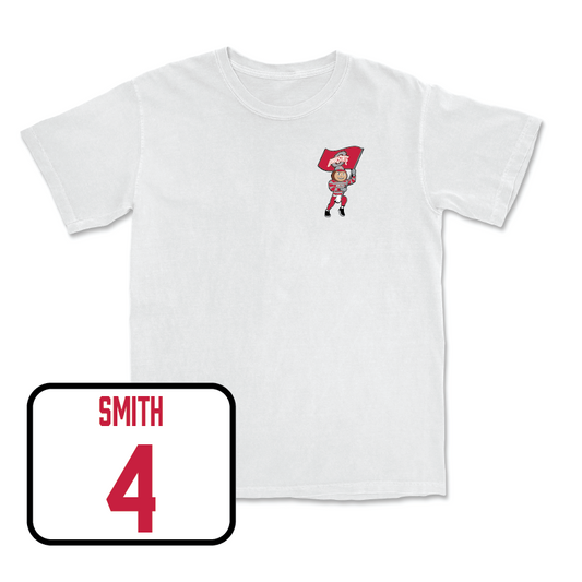 Football White Brutus Comfort Colors Tee  - Jeremiah Smith