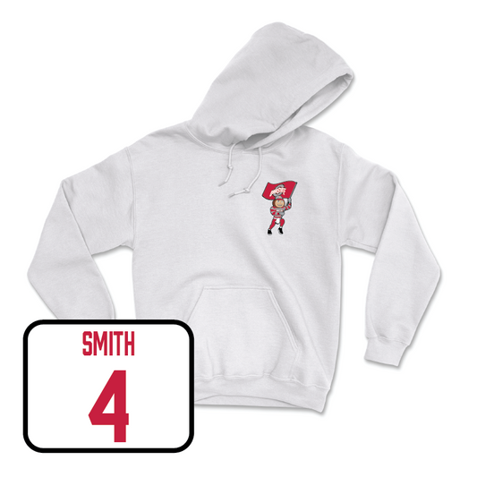 Football White Brutus Hoodie  - Jeremiah Smith