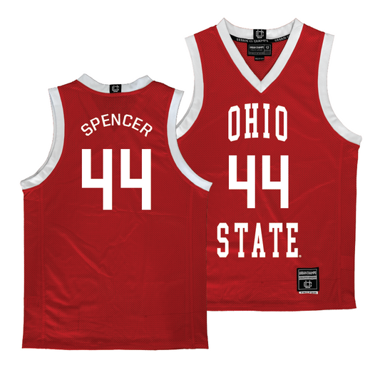 Ohio State Men's Red Basketball Jersey - Owen Spencer | #44