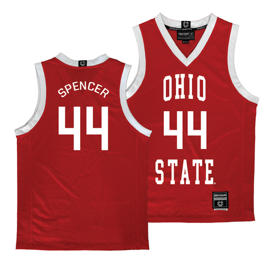 Ohio State Men's Red Basketball Jersey - Owen Spencer