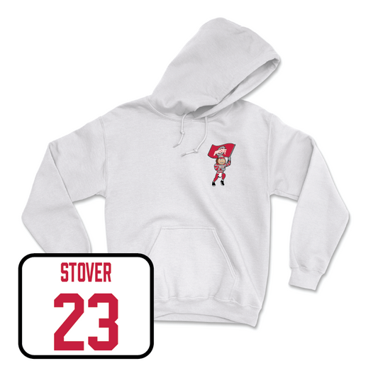 Football White Brutus Hoodie  - Garrett Stover