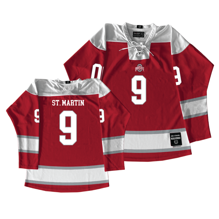 Ohio State Women's Ice Hockey Red Jersey  - Josie St. Martin