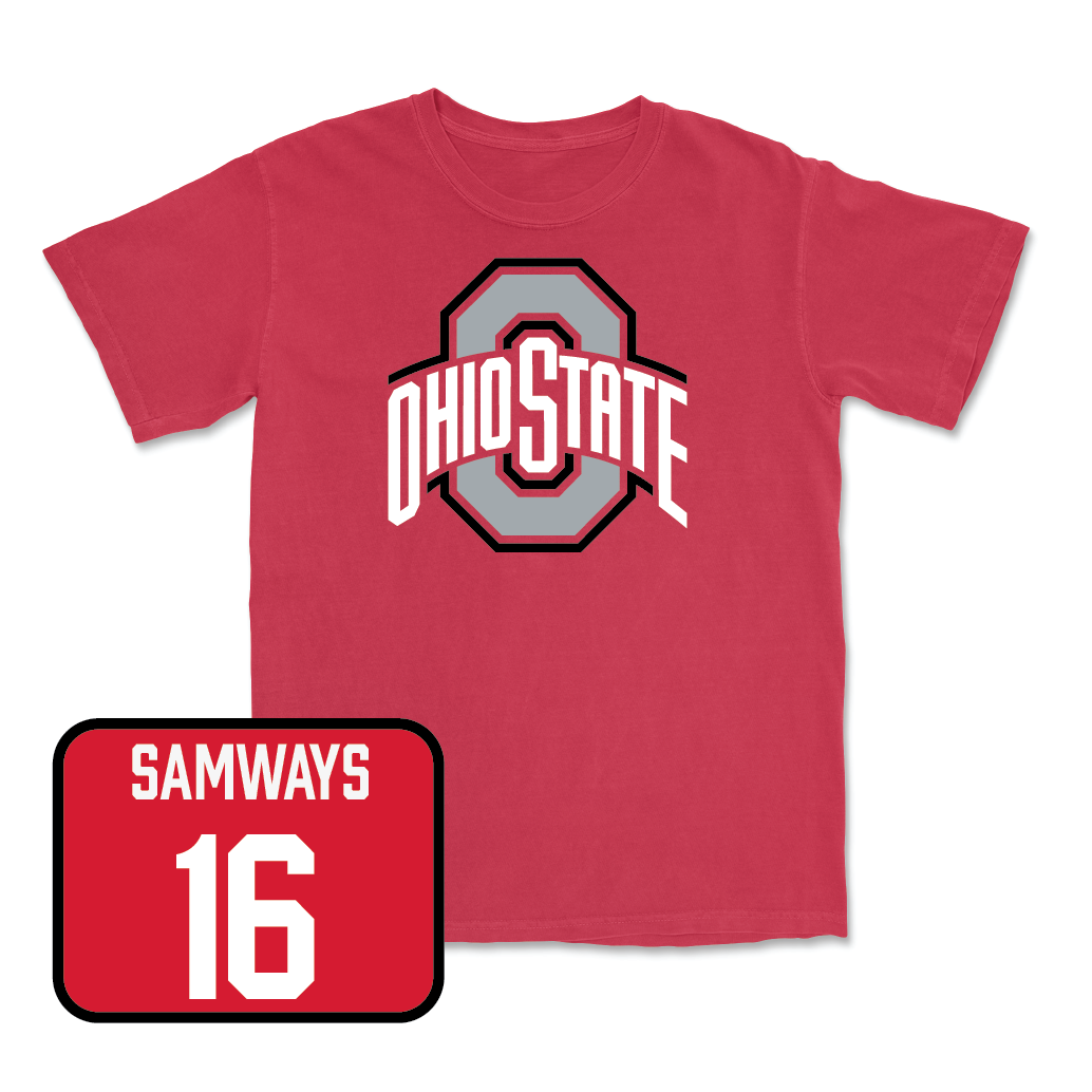 Red Men's Soccer Team Tee - Anthony Samways