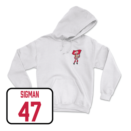 Baseball White Brutus Hoodie - Zak Sigman