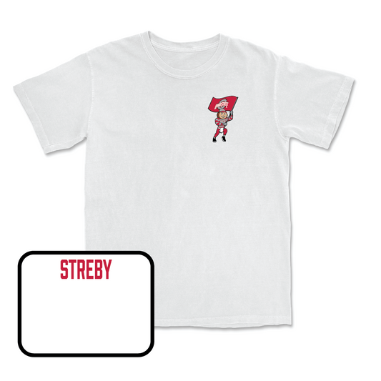 Track & Field White Brutus Comfort Colors Tee - Nathan Streby