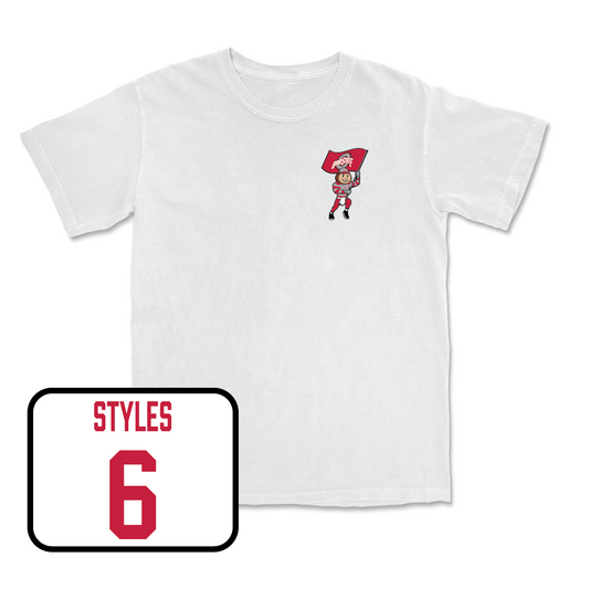 Football White Brutus Comfort Colors Tee - Sonny Styles
