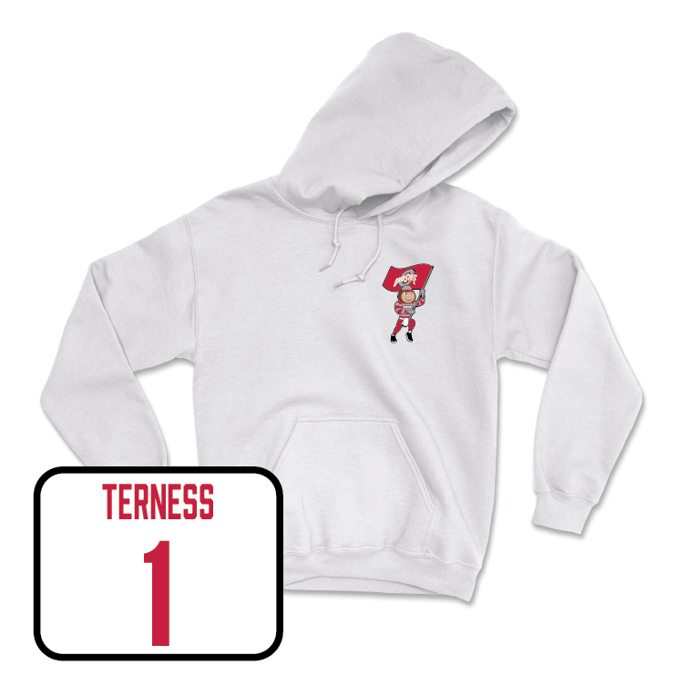 Men's Ice Hockey White Brutus Hoodie - Logan Terness