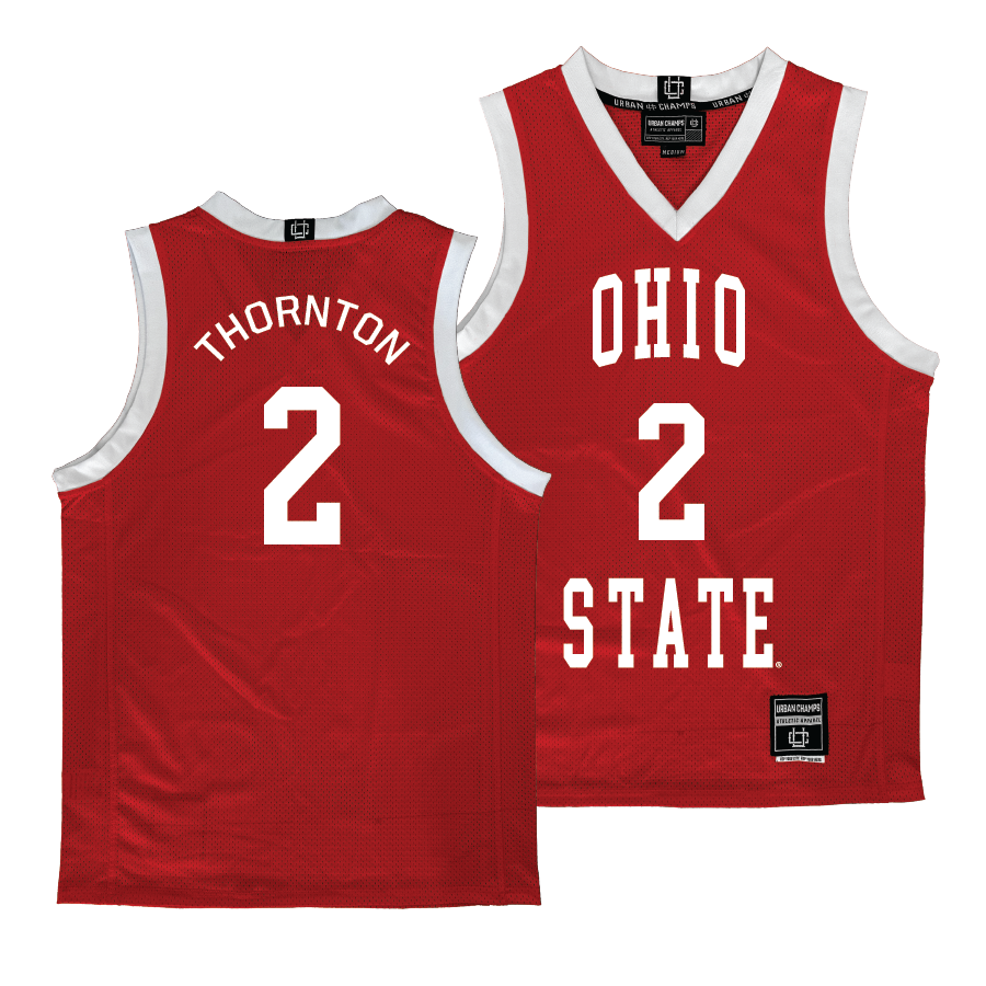 Ohio State Men's Red Basketball Jersey - Bruce Thornton