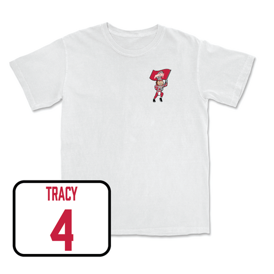 Men's Tennis White Brutus Comfort Colors Tee - JJ Tracy