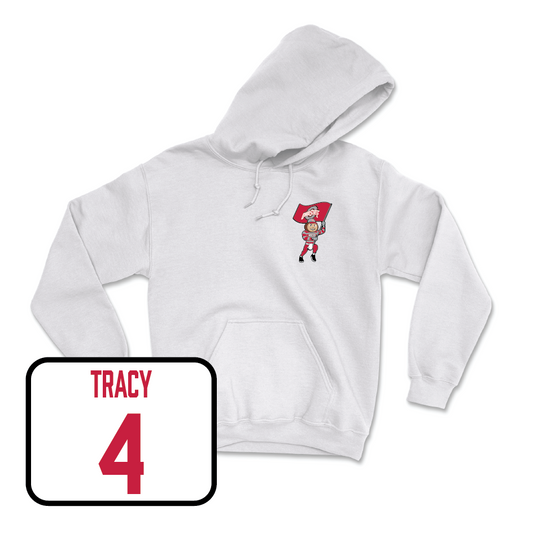 Men's Tennis White Brutus Hoodie - JJ Tracy