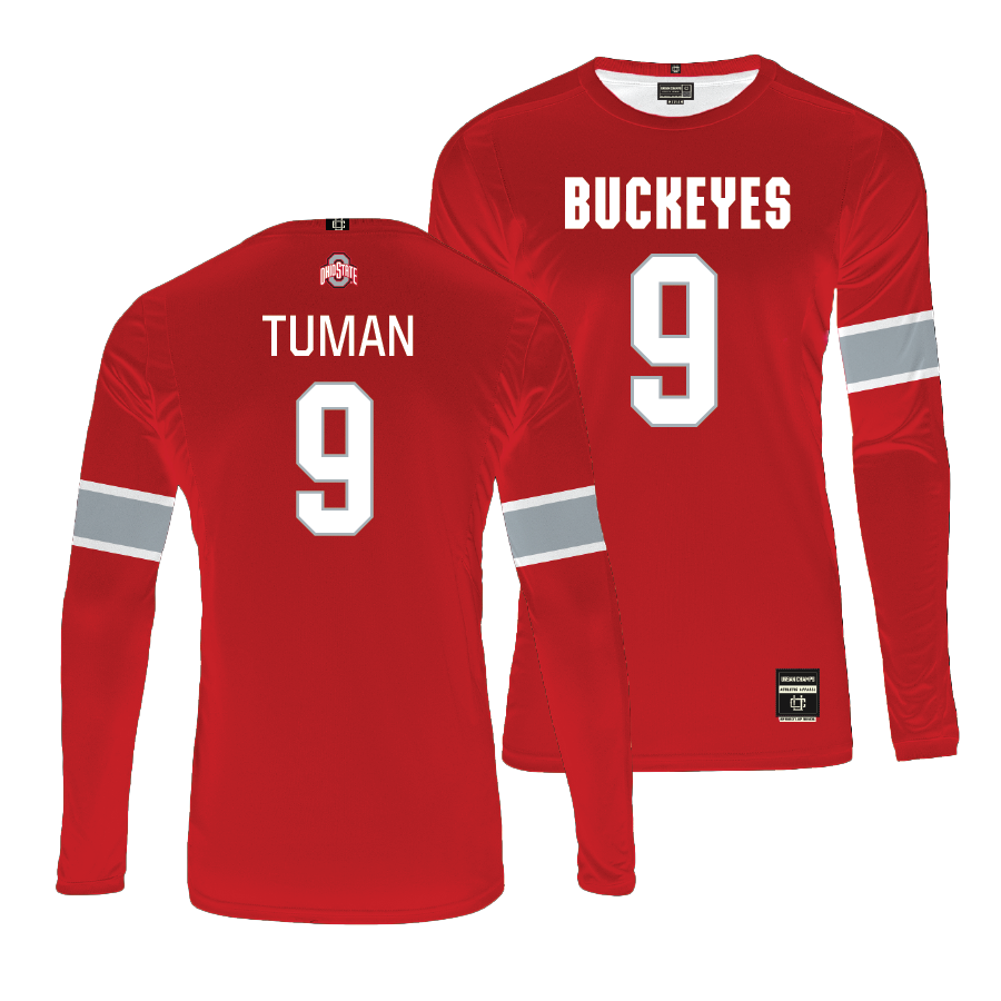 Ohio State Women's Red Volleyball Jersey - Mia Tuman