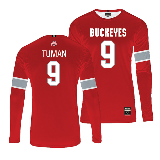 Ohio State Women's Red Volleyball Jersey - Mia Tuman | #9