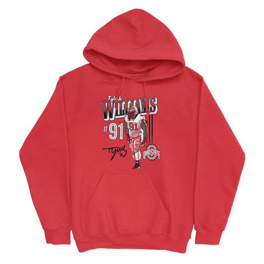 EXCLUSIVE RELEASE: Tyleik Williams Signature Red Hoodie