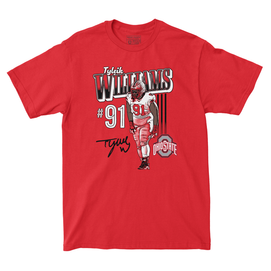 EXCLUSIVE RELEASE: Tyleik Williams Signature Red Tee