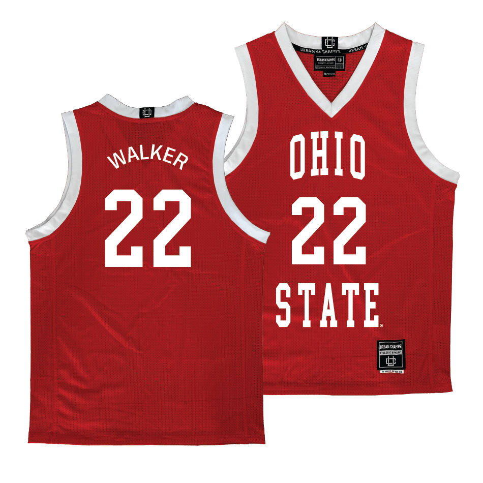 Ohio State Women's Red Basketball Jersey - Eboni Walker | #22