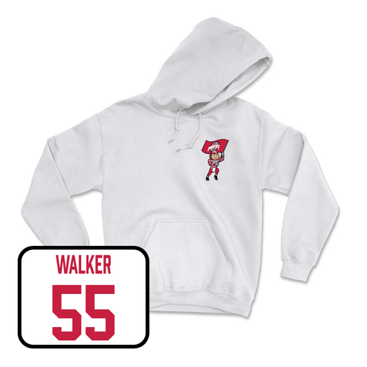 Women's Basketball White Brutus Hoodie - Eboni Walker