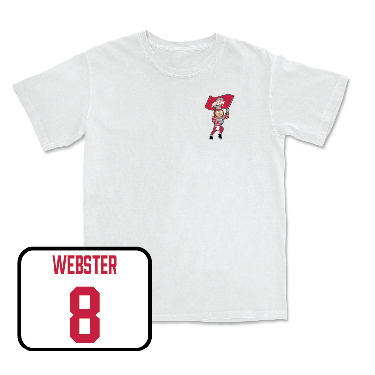 Women's Ice Hockey White Brutus Comfort Colors Tee - Makenna Webster