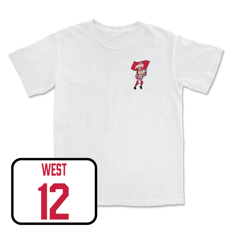 Football White Brutus Comfort Colors Tee  - Bryce West